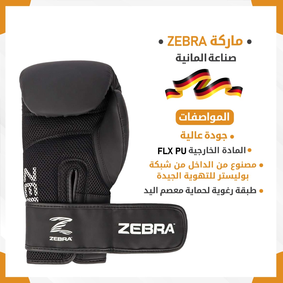 Zebra boxing gloves